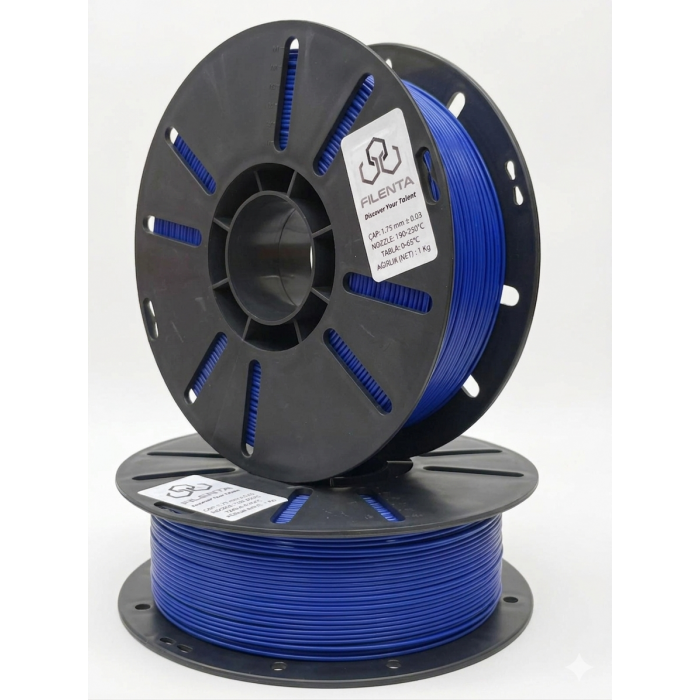 Filenta Mavi Petg Filament 1.75mm 1Kg. Filenta Mavi Petg Filament 1.75mm 1Kg.