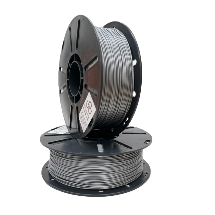 Filenta Gri Petg Filament 1.75mm 1Kg. Filenta Gri Petg Filament 1.75mm 1Kg.